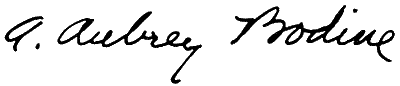 A. Aubrey Bodine signature guarantee
